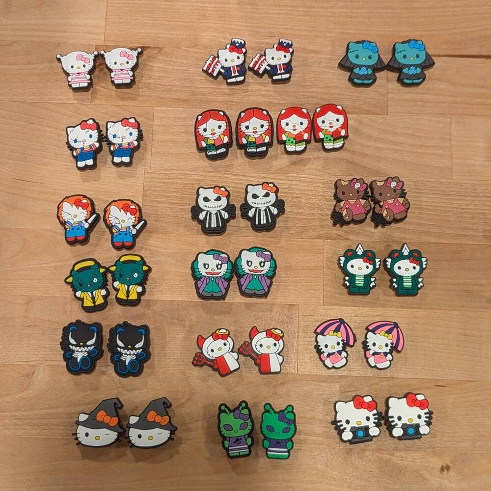 4 for $10! Mix n Match - Hello Kitty Angel Devil Croc Jibbitz Halloween Costume - Picture 3 of 3